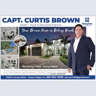 Capt. Curtis Brown & Hampton Real Estate logo
